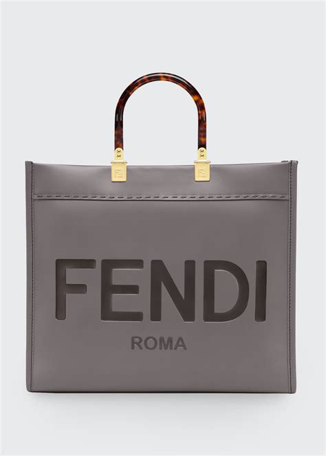 fendi shopper bag prezzo|fendi shopping bag tote.